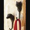 1pc Rustic Cast Iron Hook Dog/Cat/Elephant Hanger Wall Mounted Key/Coat/Towel Decor Kitchen  Home Improvement Metal  Wrought