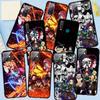 Phone Case for iPhone 17 16 15 Plus Huawei P30 P20 Lite Redmi Note 14 12 11 13 Pro Max OPPO A60 A80 A40 A18 Kamado Tanjirou Demon Slayer Cartoon Cover
