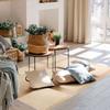 Reversible Rug Beige/dark Grey 120x170