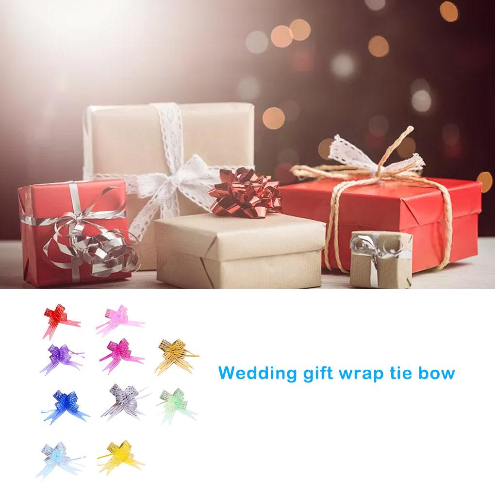 10pcs Pull Bow Beautiful Lightness Colorful Garland Romantic Handmade Ornament Latte Art Wedding Birthday Gifts Cupboard Handle