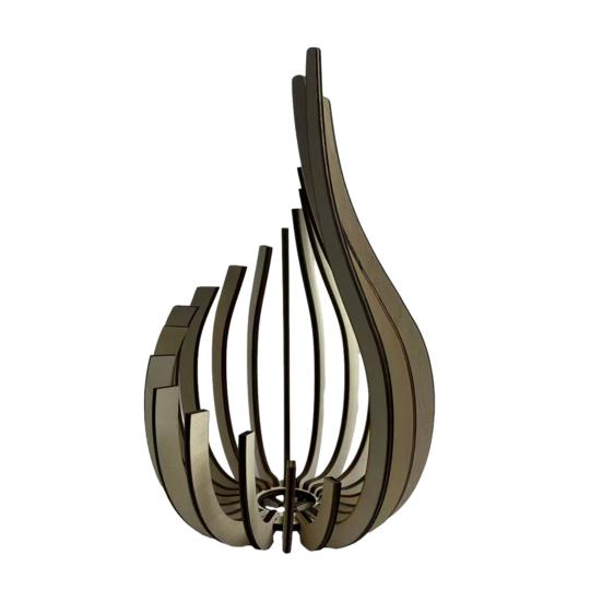 Holzkerzenhalter Moderner Minimalistischer Stil Kerzenständer Teelichthalter Handgefertigter Kerzenständer für Esstisch Kamin Regal Zuhause