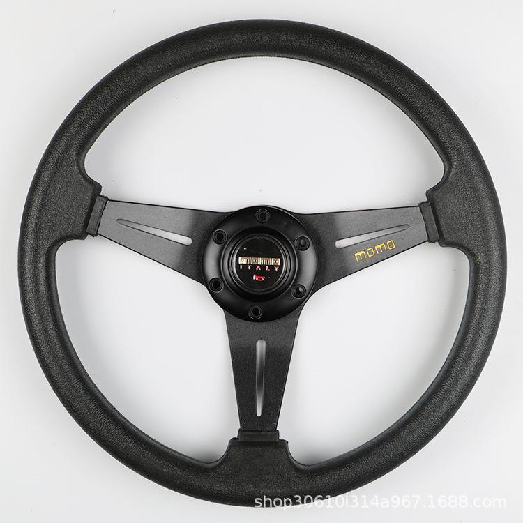 14-Inch Universal Racing Sportscar Steering Wheel - PU Material