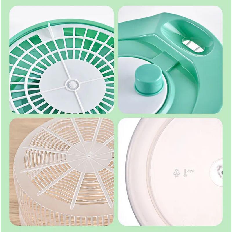 Dehydrator do warzyw Domowa sałatka Duże gadżety kuchenne Kosz do odsączania Ręczny dehydrator do suszenia zieleni