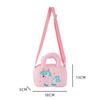 1 Pc Cute Unicorn Messenger Bag for Kids Girl Cartoon Animal Unicorn Crossbody Style Bag for Little Girl Plush Travel Coin Bag