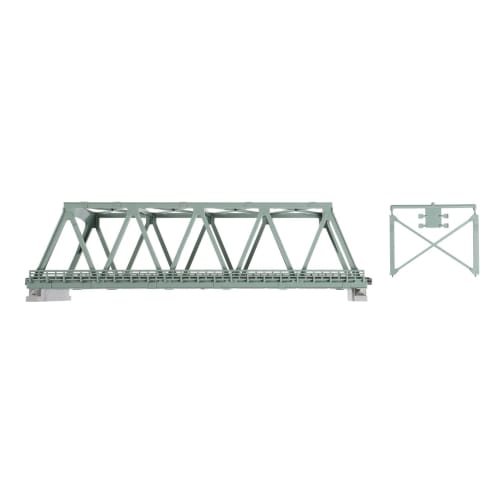KATO N Gauge Double-Track Truss Bridge, Light Green, 20-439, Model Railroad Supplies