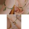 Chinese Style Simulated Bamboo Bracelet Bamboo Joint Bracelet Charm Bracelet Resin Material Wrist Jewelry for Daily Wear