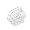  Stainless Steels Kitchen Drain Basket Drainage Rack Large Opening Hollow Metal Wire Storage Basket Countertops Container