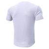 Men's Slim Fit Henley T-shirt: European & American Sports Style, Ribbed, Elastic, Short Sleeve, Solid Color