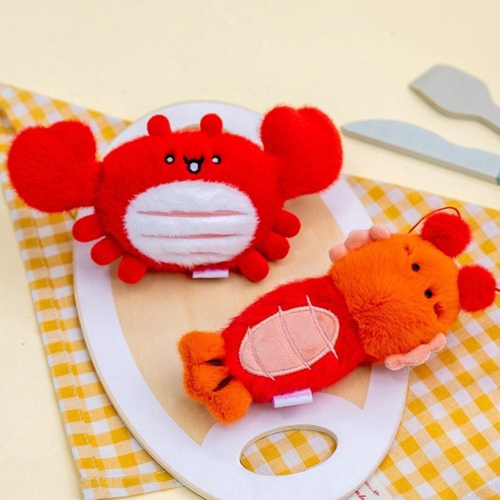 Cute Snack Keychain Miniature Bag Delicate Decoration New Plush Food Pendant Backpack Decoration