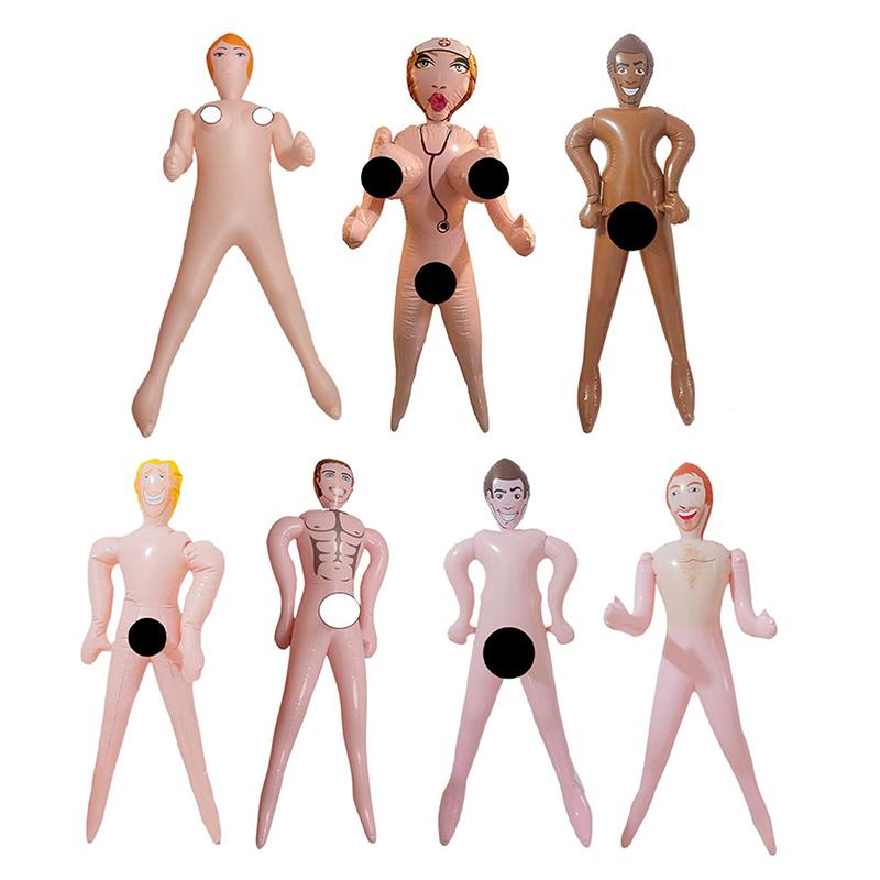 Pvc Inflatable Male Female Model Simulator Doll Adult Party Fun Surprise Gift Decorative Doll