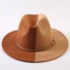 Popular European and American Classic Double-color Wide-brimmed Top Hat Men's and Women's Fashion OL Style Cowboy Hat Jazz Hat