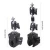 Sturdy Double Hole Photography Clamp With 360 Degree Rotation for Mounting on Bicycles Handlebar Desktop and Tripods