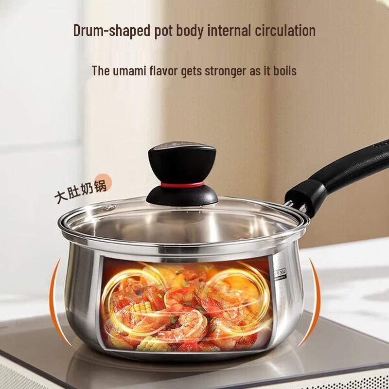 Supor 16cm 304 Stainless Steel Multi-Purpose Pot