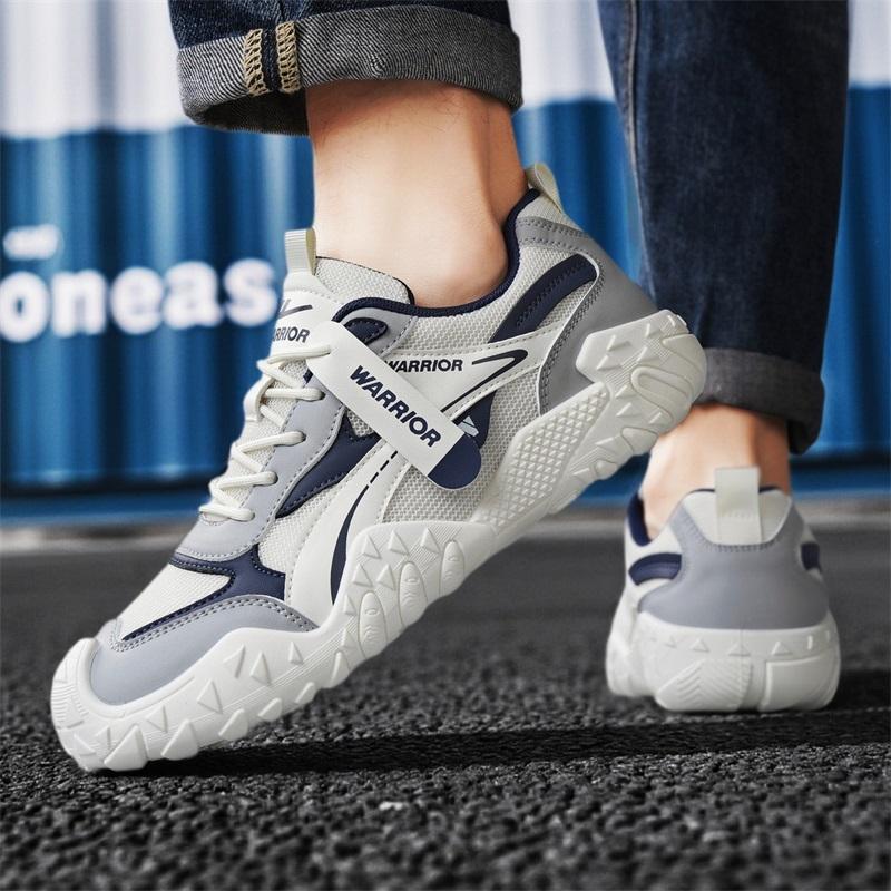 Warrior Trendy Versatile Fashion National Style Simple Commuting Durable Lightweight Low-Top Casual Shoes Men sneakers WXY-N872N03