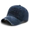 Baseball Hat Korean Y2K Girl Peaked Cap Hip Hop Holes Letter Duck Tongue Cap Women Long Brim Visors Cotton Casual Bonnet