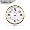 Clock Inserts Quartz Clock Inserts Movement Replacement 65MM DIY For Clock 65mm Diameter Practical Precise Versatile Usage