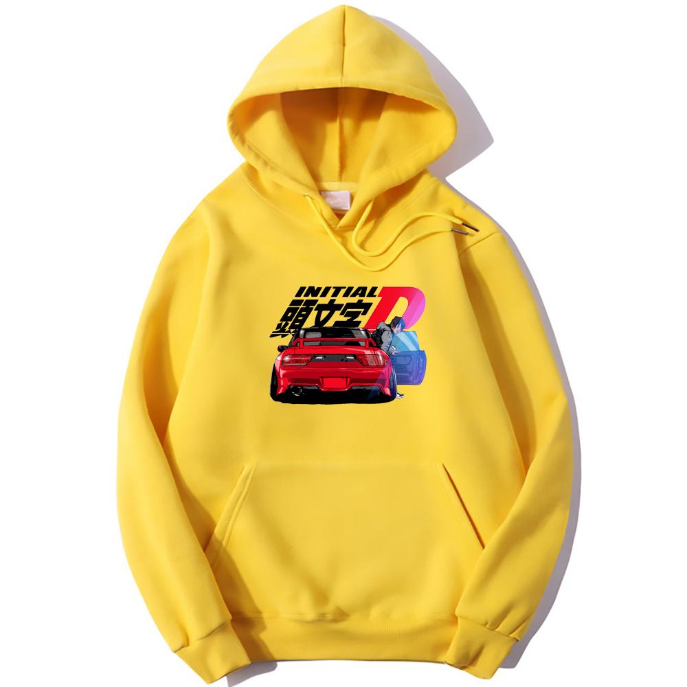Mikina Kawaii Unisex Harajuku Initial D Mikiny Dámské Teplé Gotické Streetwear Punk Wo Unisex Módní Ležérní Ropa Mujer Oblečení