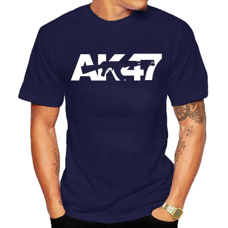 The Latest Unisexs Pure Cotton Tshirt Ak47 From 2025 Is Comfortable High Quality It Is Suitable for Beach Travel and Parties