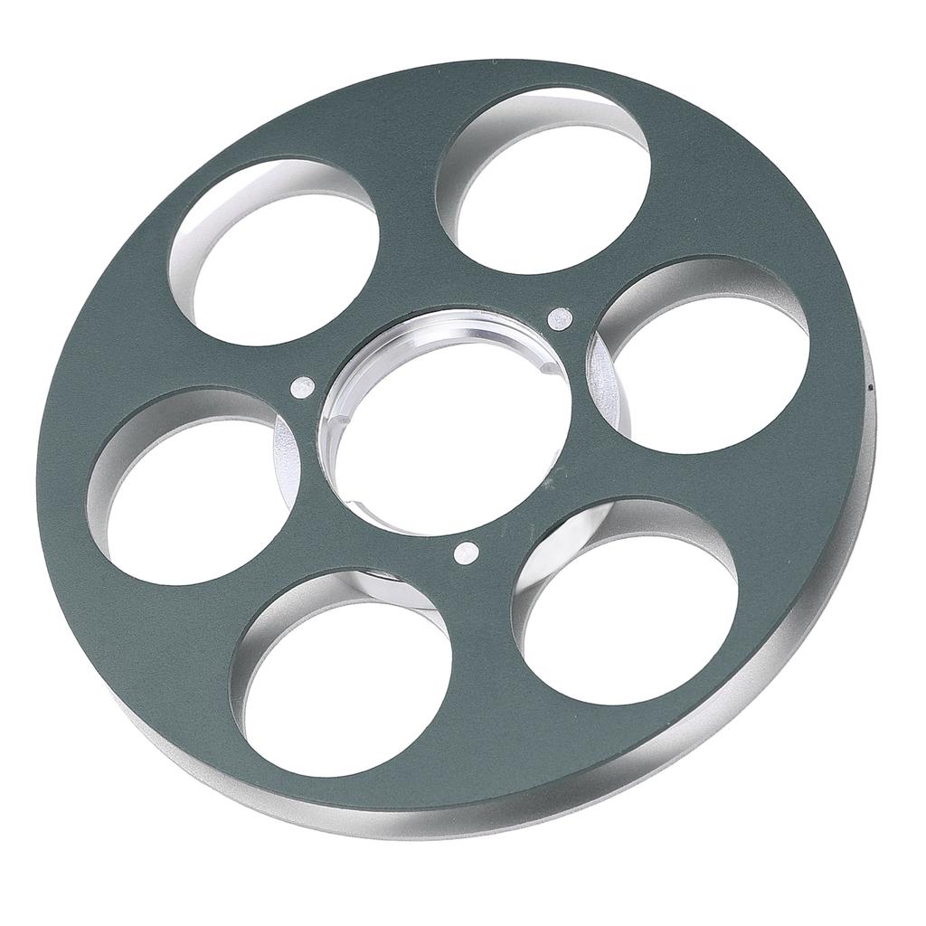 Empty Tape Reel Sound Recording 6 Hole Aluminum Alloy for NAGRA Miniature Tape Recorder Blue