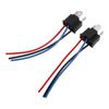 2Pcs H4 Male Socket Connection Line Cable Headlight Socket Headlight Connector Wiring Harness