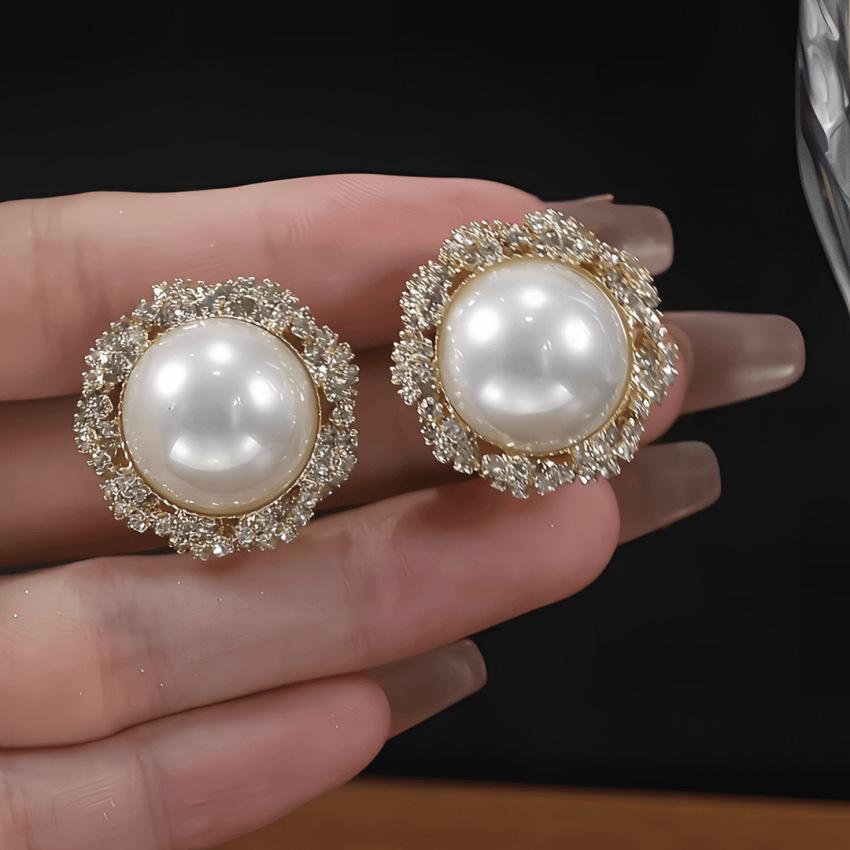 Koreanischer Stil 925 Silber Schmetterling & Quaste Ohrringe mit Zirkonia, Strass und Perlen Akzenten für Herbst/Winter.