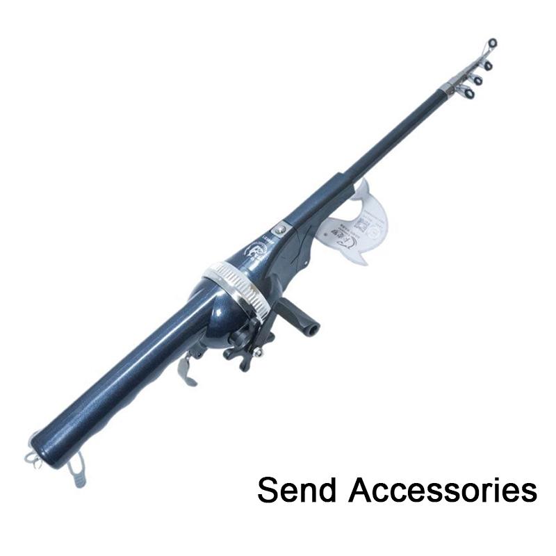 

Новое портативное телескопическое удилище и катушка, компактное складное удилище для приключений на открытом воздухе – мини-снаряжение для путешествий 1.4m