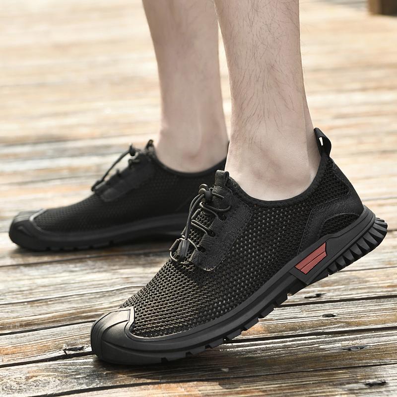 New Summer Style Men Sport Shoes Running Shoes Mens Mesh Sneakers Breathable Comfortable Lightweight Men's Mesh Sports Shoes