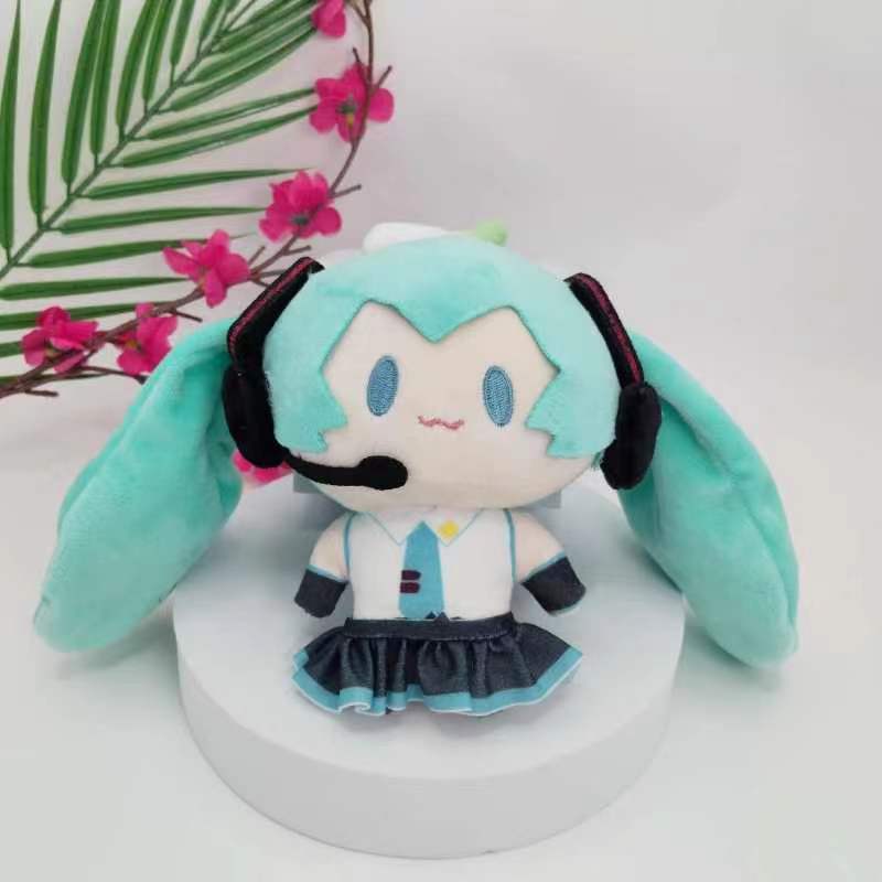 Hatsune Miku Plüsch Schlüsselanhänger Niedlicher Cartoon Tasche Anhänger Für Sammler