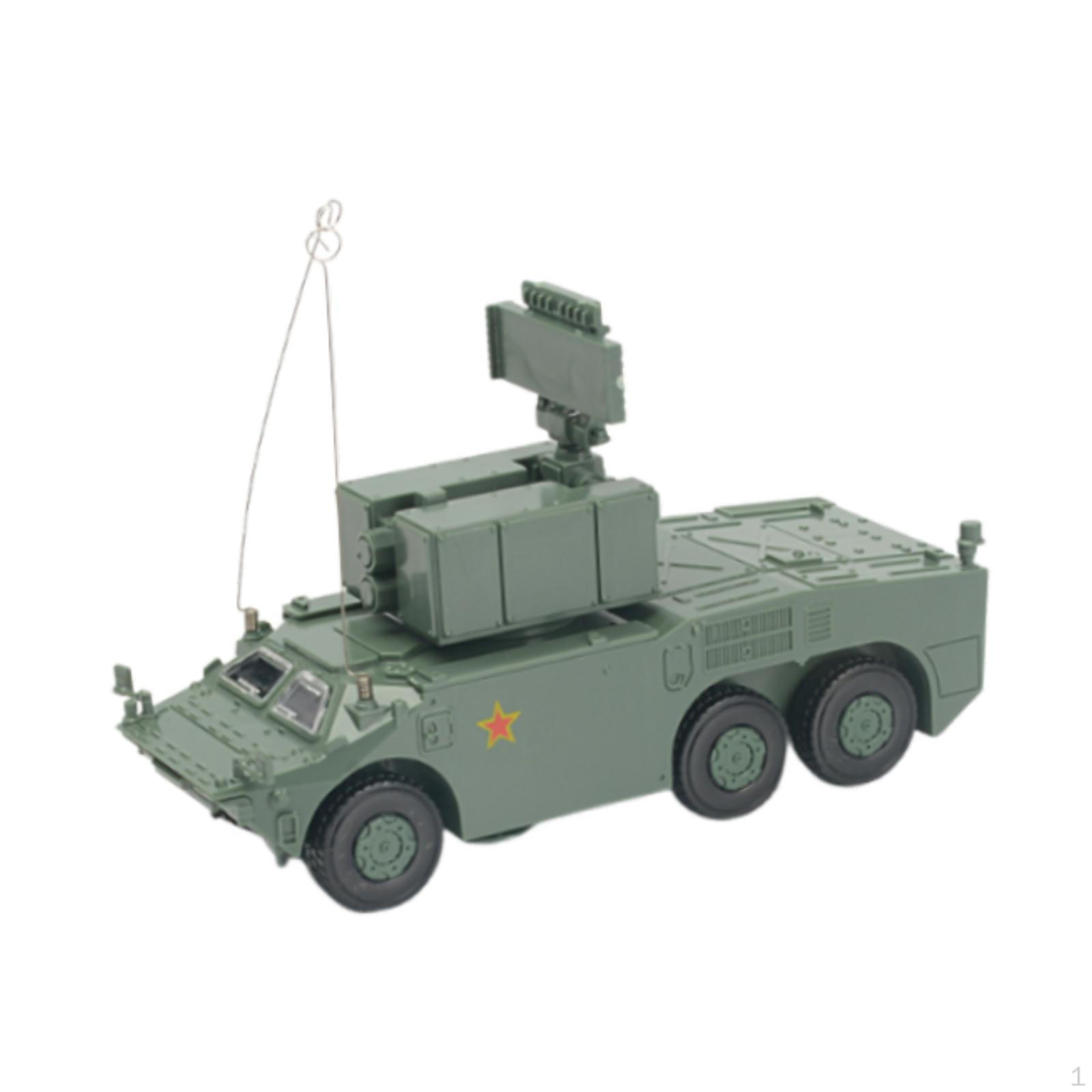 

1/72 Armored Truck Model Assembly Set for Display And Gift Giving зелёный