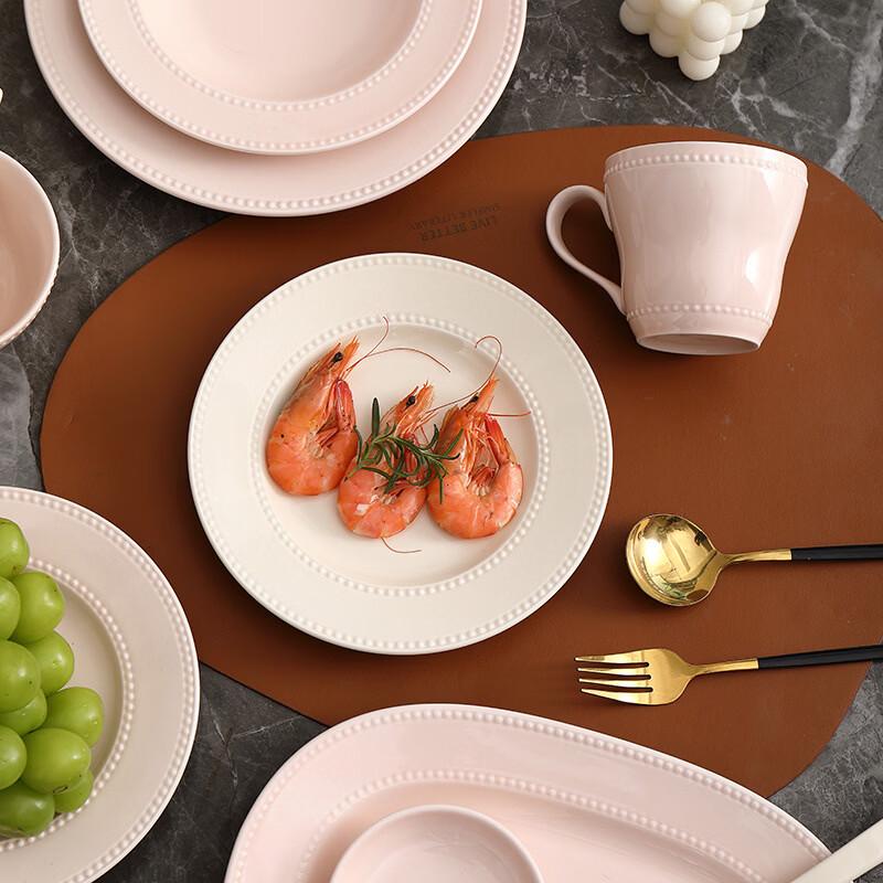RuHan Ceramic Embossed 8-inch Soup Bowl