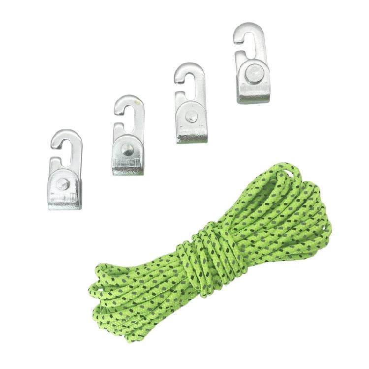Quickly Installation Camping Hardware Multifunctional Aluminum Hook Secure Tent Attachments Travel Organizers
