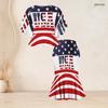 Women Plus Size Printed Round Neck Batwing Sleeve Ruffle Hem Top Fishtail Skirt Two Piece Set