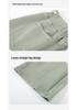 High-Waisted Maternity Straight-Leg Pants - Trendy, Versatile, Loose Korean Style for Spring & Autumn