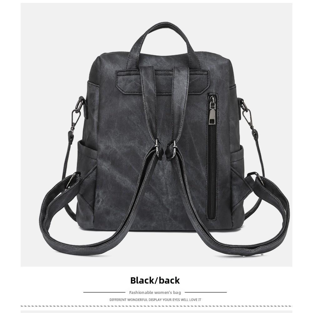 Backpack Backpack Women's Large Capacity Women's Backpack Backpack Women's Bag PU Women's Bag