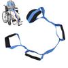 Leg Lifter Strap Anti Slip with 3 Handles Foot Lift Assist Pull Strap for Bed Wheelchair Car 44.9in