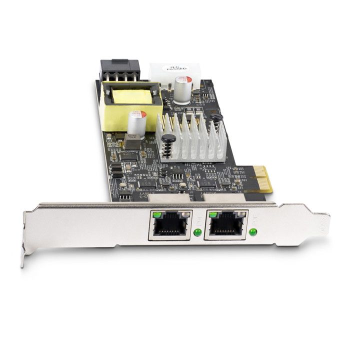 Startech.Com Scheda Di Rete 2.5GbE PoE+ 2 Porte PCI Express Intel I225-V