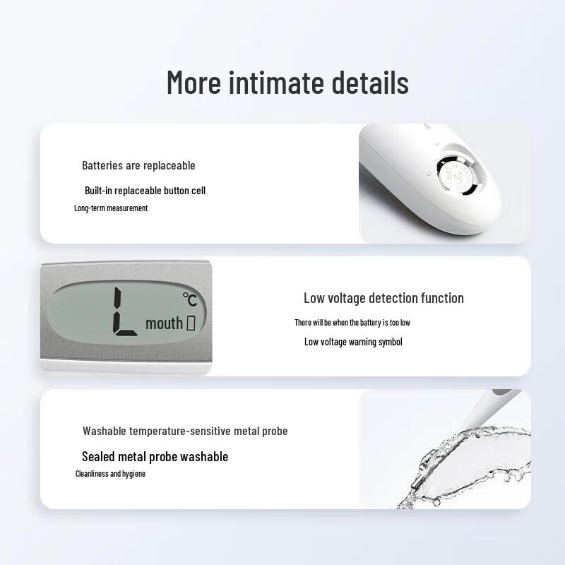 YUWELL Hard-Tip Electronic Thermometer (2-Pack)
