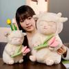 Tulip Sheep Plush Toy With Soft Short Pile For Kids Comfort And Gift