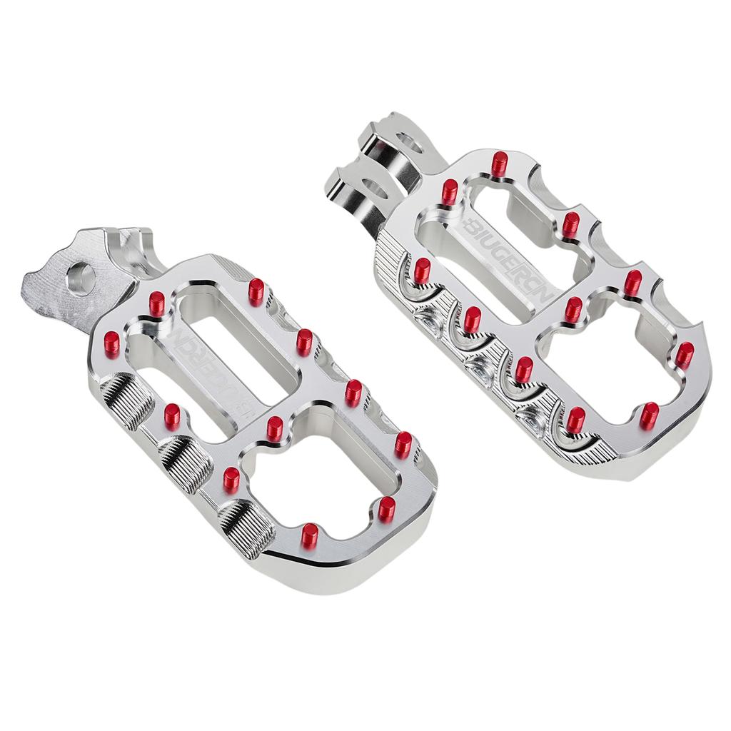 FootPegs Motorcycle For Surron Lightbee Segway X260 X160 Electric Dirt Bike Aluminum Foot Rests Pedals Dirt Pit Bike Accessories