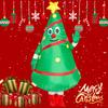 Lalapala Christmas Christmas Tree Cosplay Funny Inflatable Adult Cute Santa Costume with Inflatable Christmas Perfect for Cultural School Christmas