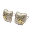 Used TIFFANY&Co. Earring Maple leaf Silver925/K18 yellow gold 17.5g Silver gold combination