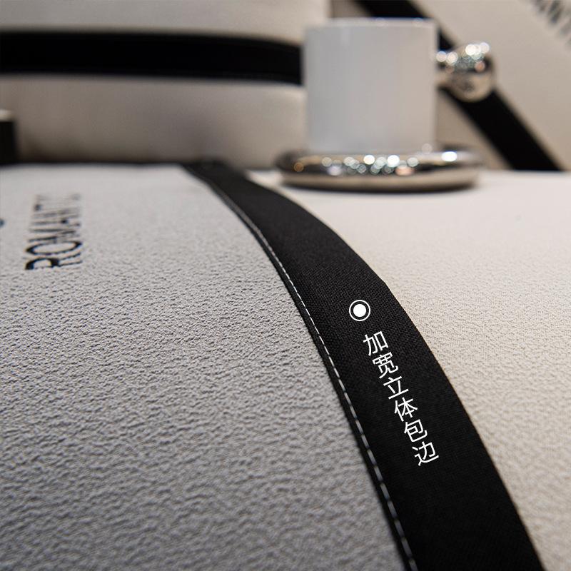 Sofa Cushion, Universal In All Seasons, Non-Slip Seat Cushion, Light Luxury, Modern High-End Leather Sofa Cover  New Cover Towel