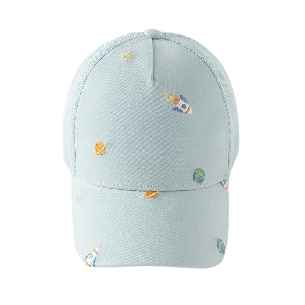 

Dave Bella Childrens Hat and Cap for Boys Spring Summer Sports Baseball Hat Boys Sunshade Tongue Cap Casual Cartoon DB2262362 48CM синий