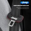 Car Seatbelt Buckle Cover Seat Belt Anti Scratch Protector V Case For Jeep Renegade Wagoneer Avenger Recon Wrangler JK Gladiator C