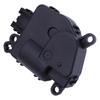 Replacement HVAC Air Door Actuator Motor with Part Number 4F2Z19E616GA, Injection-Molded ABS Housing, and Circular-Hole Mounting Points