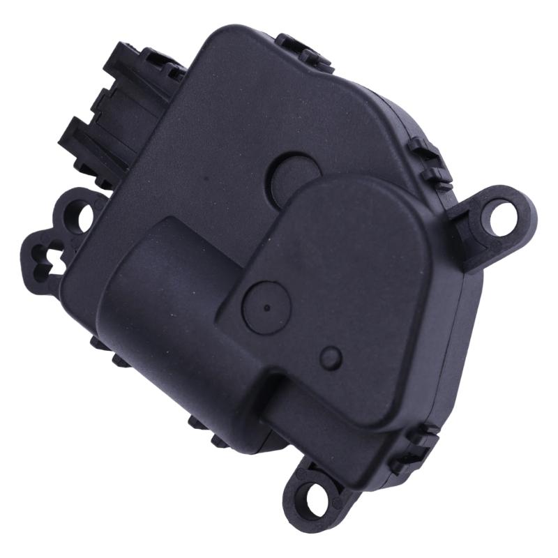 Replacement HVAC Air Door Actuator Motor with Part Number 4F2Z19E616GA, Injection-Molded ABS Housing, and Circular-Hole Mounting Points
