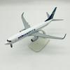 Diecast 20CM 1/400 B737 WESTJET B737 Canada Airline Airplane Plane Aircraft Alloy Model Toy Plane Model Building Kit Model Plane
