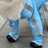 All-inclusive Pet Cat Dog Four-legged Raincoat Rain Shoes Teddy Bear French Bulldog Outdoor Dog One-piece Raincoat Waterproof Supplies