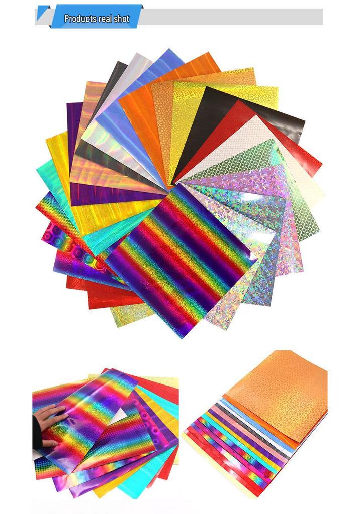 Xinlang Iridescent Laser Gradient DIY Decorative Car Sticker