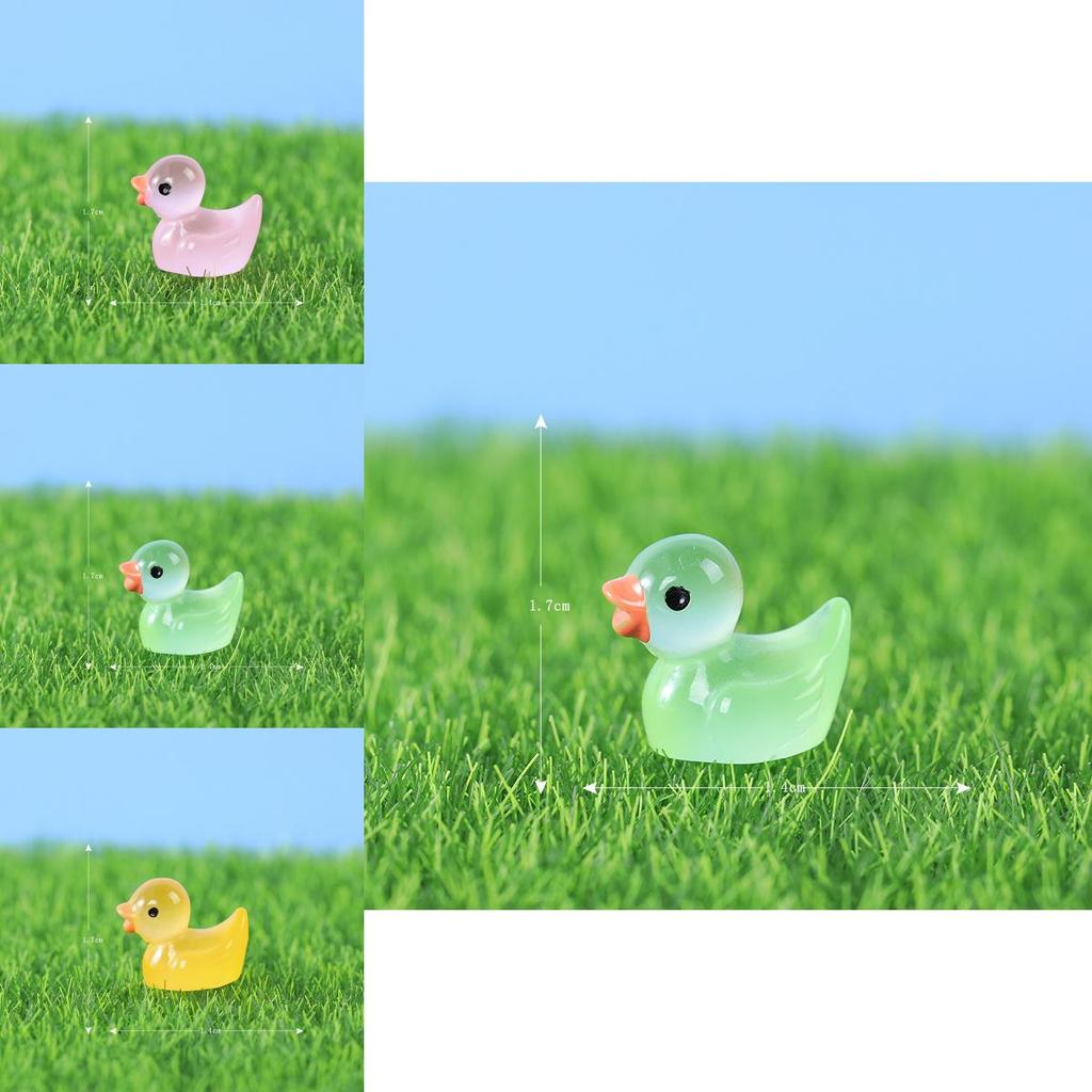 Bedårande självlysande hartsankfigur för kreativa dekorationstillbehör